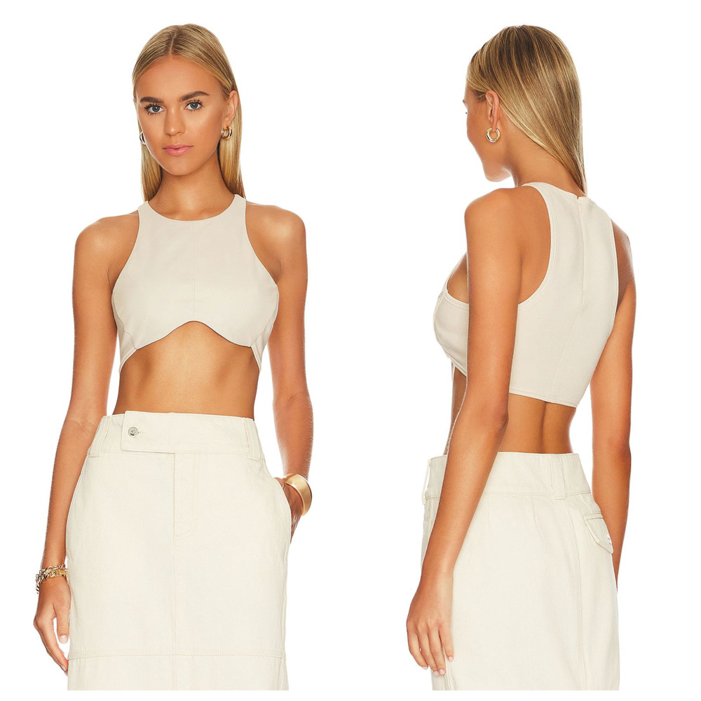 LAMARQUE x REVOLVE Yara Top in Bone - Picture 2 of 5